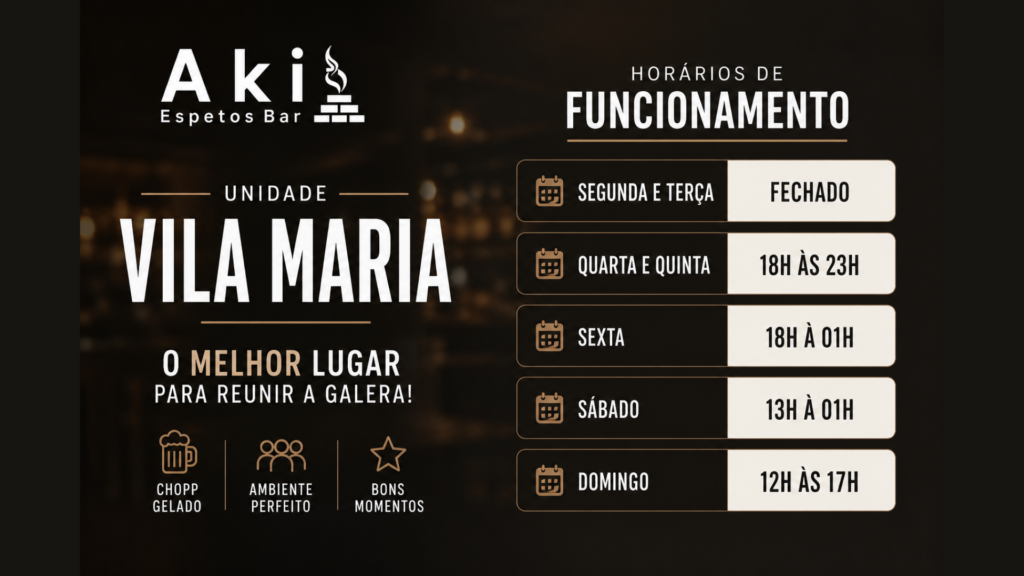 HORÁRIO VILA MARIA