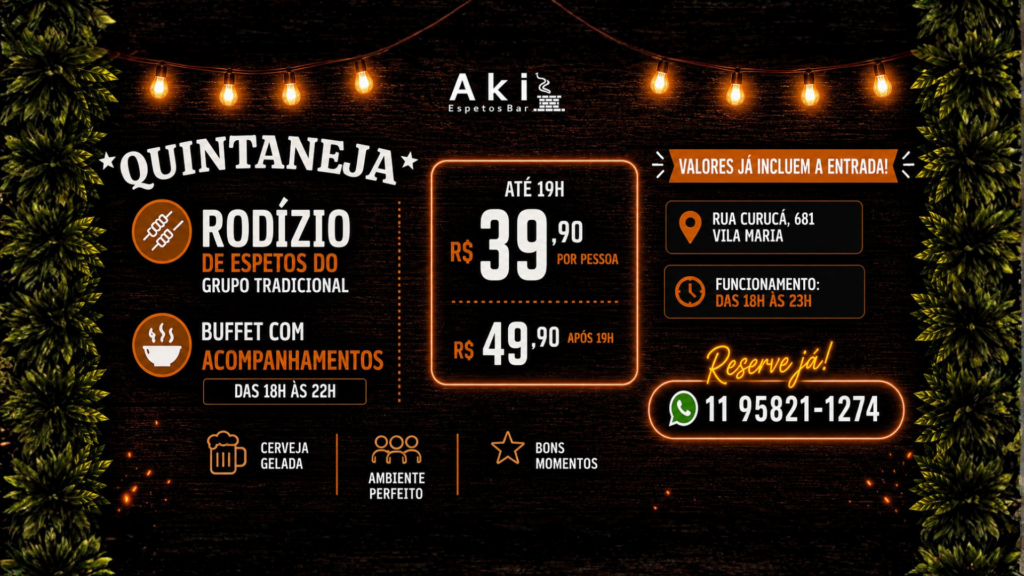 RODÍZIO DE QUINTA