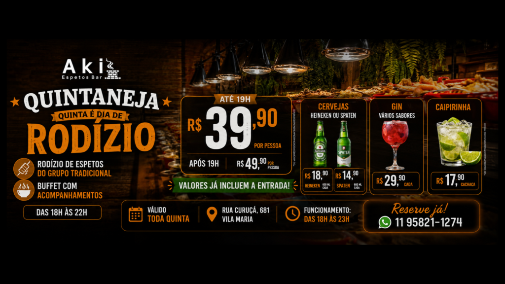 Rodízio quinta
